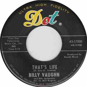 Billy Vaughn And His Orchestra - That's Life / Pineapple Market download free