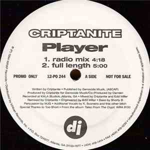 Criptanite - Player / I Just Wanna Kick It download free