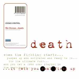 Crowd Control  - We Choose Death download free