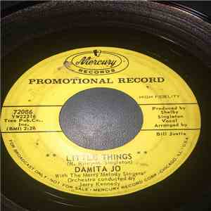 Damita Jo With The Merry Melody Singers , Orchestra Conducted By Jerry Kennedy - Little Things / Mr. Blues (Found A Home With Me) download free