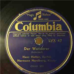 Hans Hotter, Hermann von Nordberg - Der Wanderer / Der Doppelgänger download free