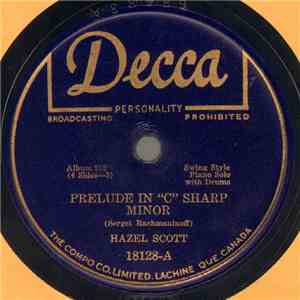 Hazel Scott - Swinging The Classics, Piano Solos In Swing Style With Drums download free