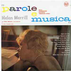 Helen Merrill - Parole E Musica download free