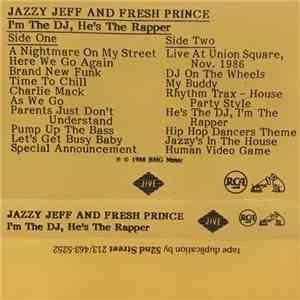Jazzy Jeff And Fresh Prince - I'm The DJ, He's The Rapper download free