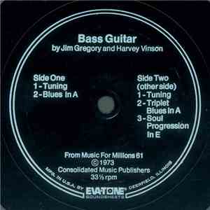 Jim Gregory  / Harvey Vinson - Bass Guitar download free