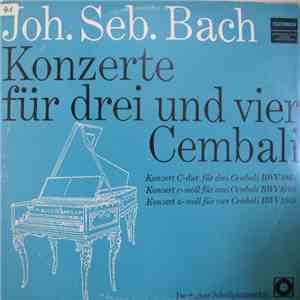 Joh. Seb. Bach - Konzerte Für Drei Und Vier Cembali download free