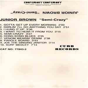 Junior Brown  - Semi Crazy download free