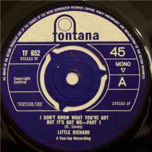 Little Richard - I Don't Know What You've Got But It's Got Me download free