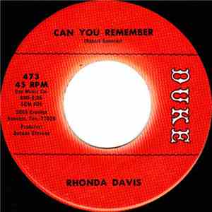 Rhonda Davis - Can You Remember / Long Walk On A Short Pier download free