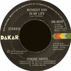 Tyrone Davis - Without You In My Life download free