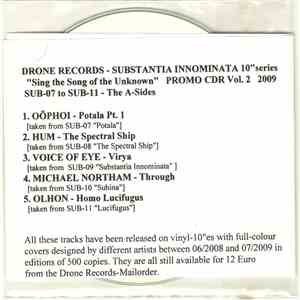 Various - Sing The Song Of The Unknown (Promo CDR Vol. 2 2009 SUB-07 To SUB-11 - The A-Sides) download free